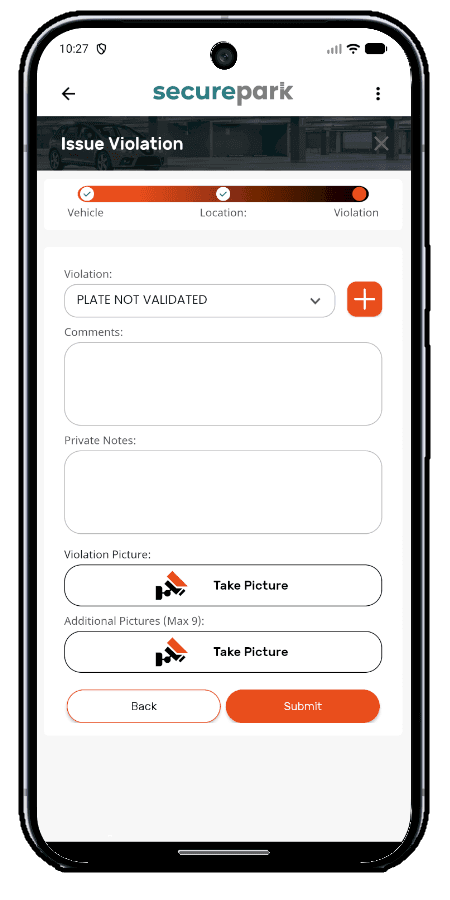 Edit violation configuration